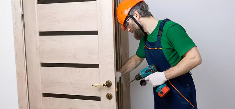 Replace Internal Door Handle with Lock Red Deer